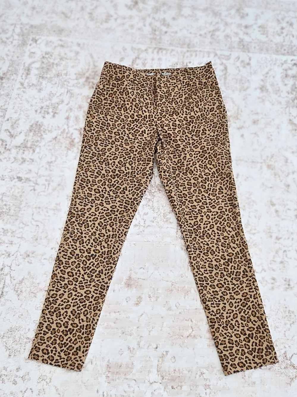Old Navy Trending Leopard Print Skinny Jeans - Tan